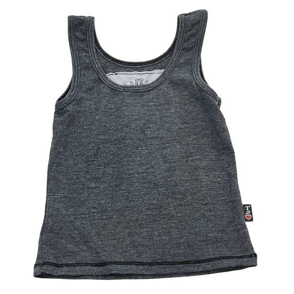 T2love NWT Kids Tank Tops Size 2 Blue or Gray Soft Polyester Blend Sleeveless US - Picture 5 of 9